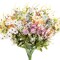 6 Bundles Wildflowers Artificial Flowers Outdoor Fake Daisy UV Resistant Silk Wild Flower Bouquets Bulk Faux Plants Plastic Greenery for Decoration vase Floral Arrangements Home Décor